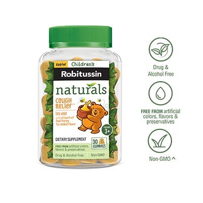 Robitussin Children’s Naturals Cough+ Gummies Dietary Supplement