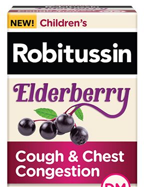 Robitussin Children’s Elderberry Cough + Chest Congestion DM Robitussin Children’s Elderberry Cough + Chest Congestion DM