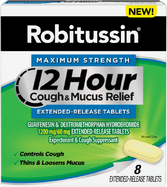Robitussin Maximum Strength 12 Hour Cough & Mucus Extended-Release Tablets