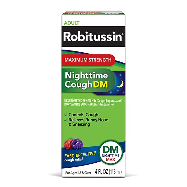 Robitussin Maximum Strength Nighttime Cough DM