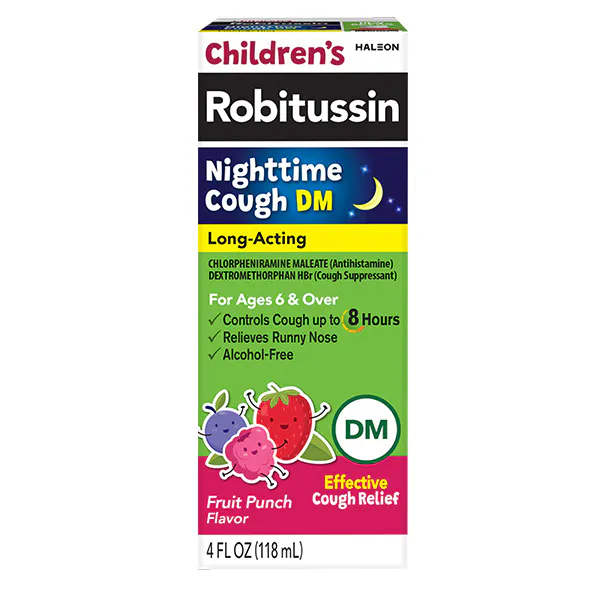 Robitussin Children’s Nighttime Cough Long-Acting DM