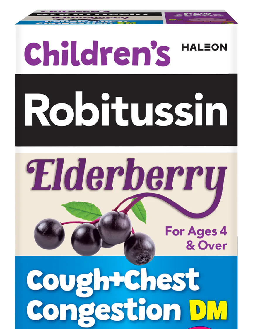 Robitussin Children’s Elderberry Cough + Chest Congestion DM