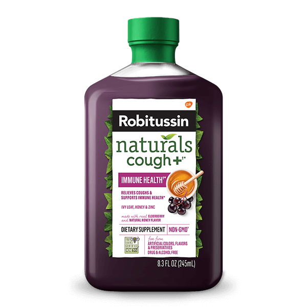 Robitussin Naturals Cough+ Immune Health Dietary Supplement Robitussin Naturals Cough+ Immune Health Dietary Supplement