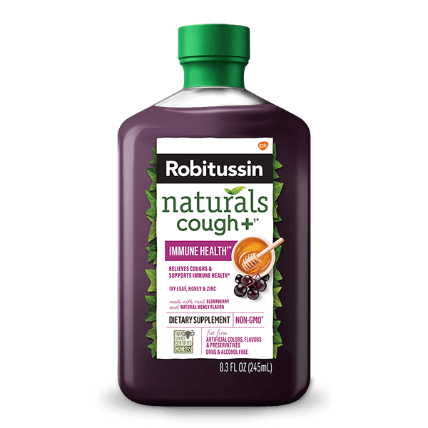 Robitussin Naturals Cough+ Immune Health Dietary Supplement