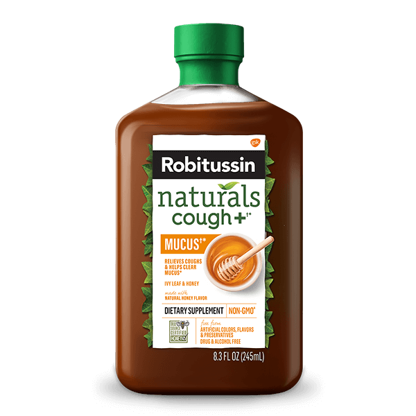 Robitussin Naturals Cough+ Mucus Dietary Supplement Robitussin Naturals Cough+ Mucus Dietary Supplement