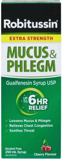 ROBITUSSIN MUCUS & PHLEGM EXTRA STRENGTH