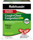 Cough + Chest Congestion Medicine, Maximum Strength DM Liquid-Filled Capsules (OTC)