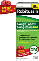 Cough + Chest Congestion Syrup, DM (Over the Counter)