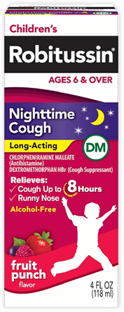 Childrens Nighttime Cough Fruit Punch