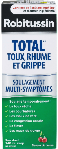 Robitussin Total Toux, Rhume et Grippe Robitussin Total Toux, Rhume et Grippe