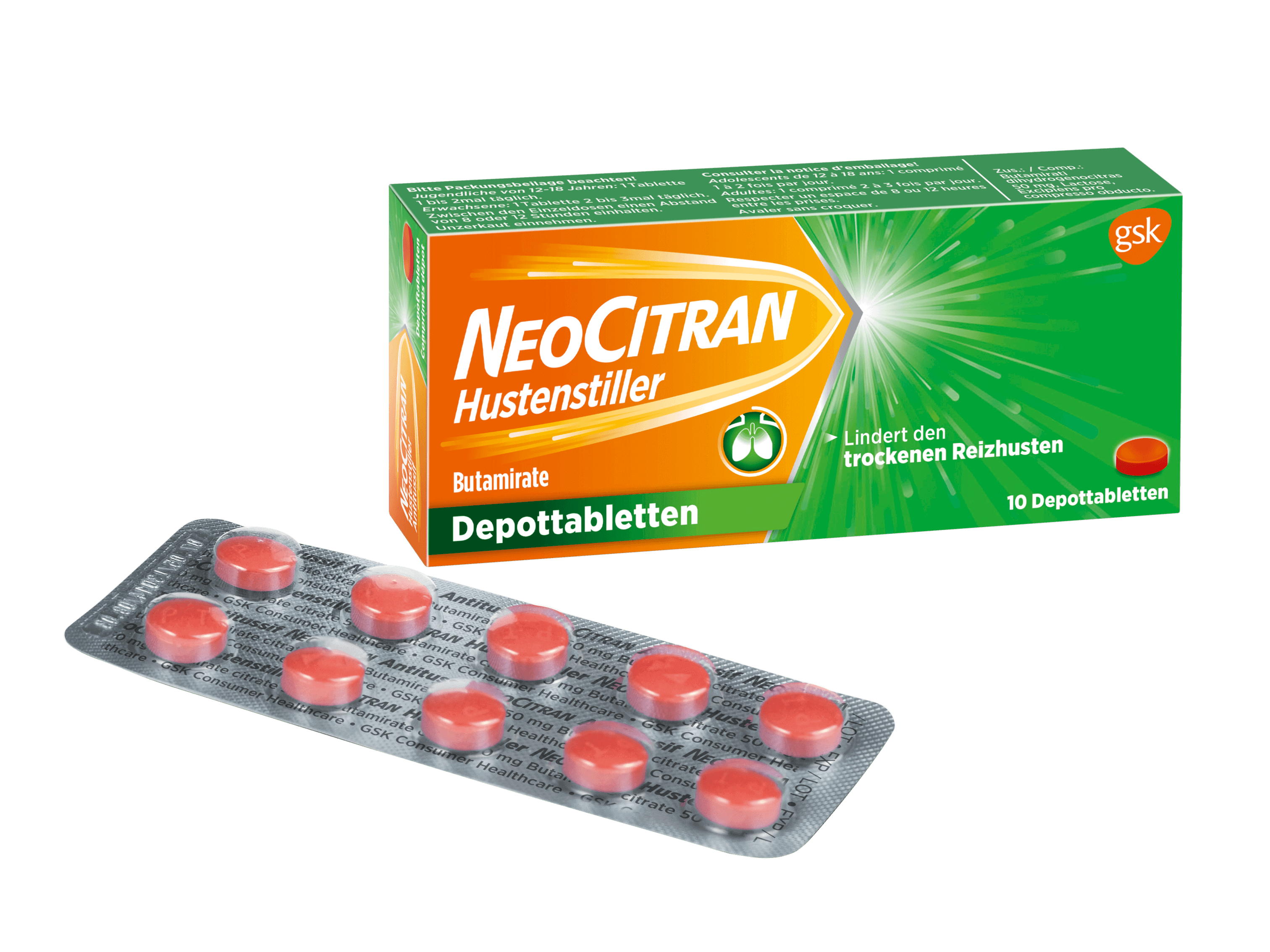 NeoCitran Hustenstiller Depot-Tabletten