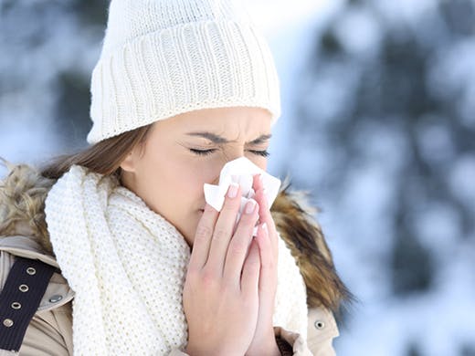 3 REASONS YOU'RE MORE SUSCEPTIBLE TO GETTING SICK IN THE WINTER