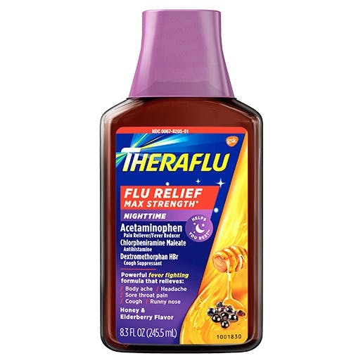 Box of Theraflu Daytime Severe Cold & Cough Hot Liquid Powder