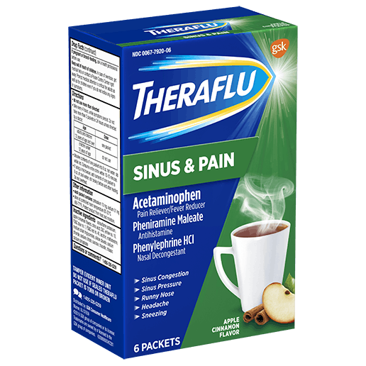 does theraflu work for sinus infection
