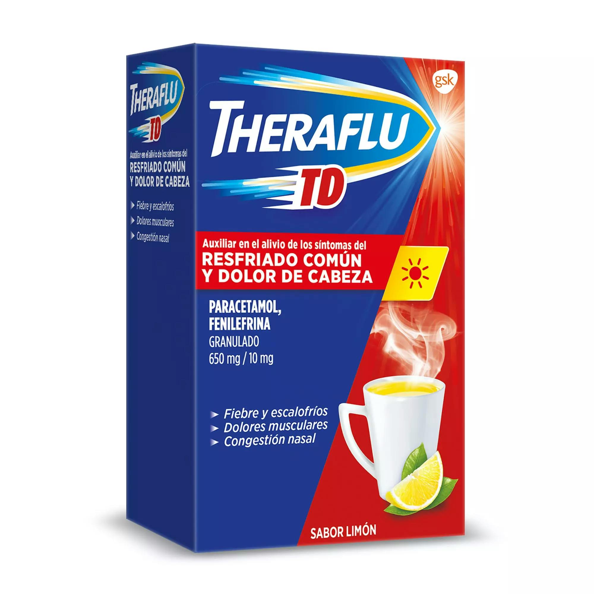 Theraflu TD para un resfriado común y dolor de cabeza