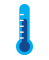 Termómeto con nivel de temperatura