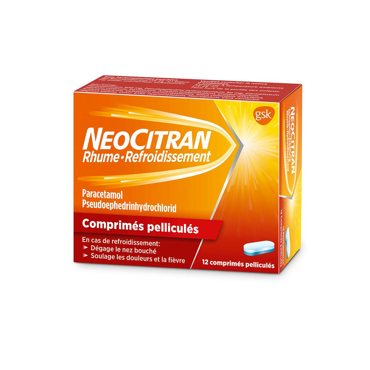 NeoCitran Rhume/refroidissement le traitement en comprimés NeoCitran Rhume/refroidissement le traitement en comprimés