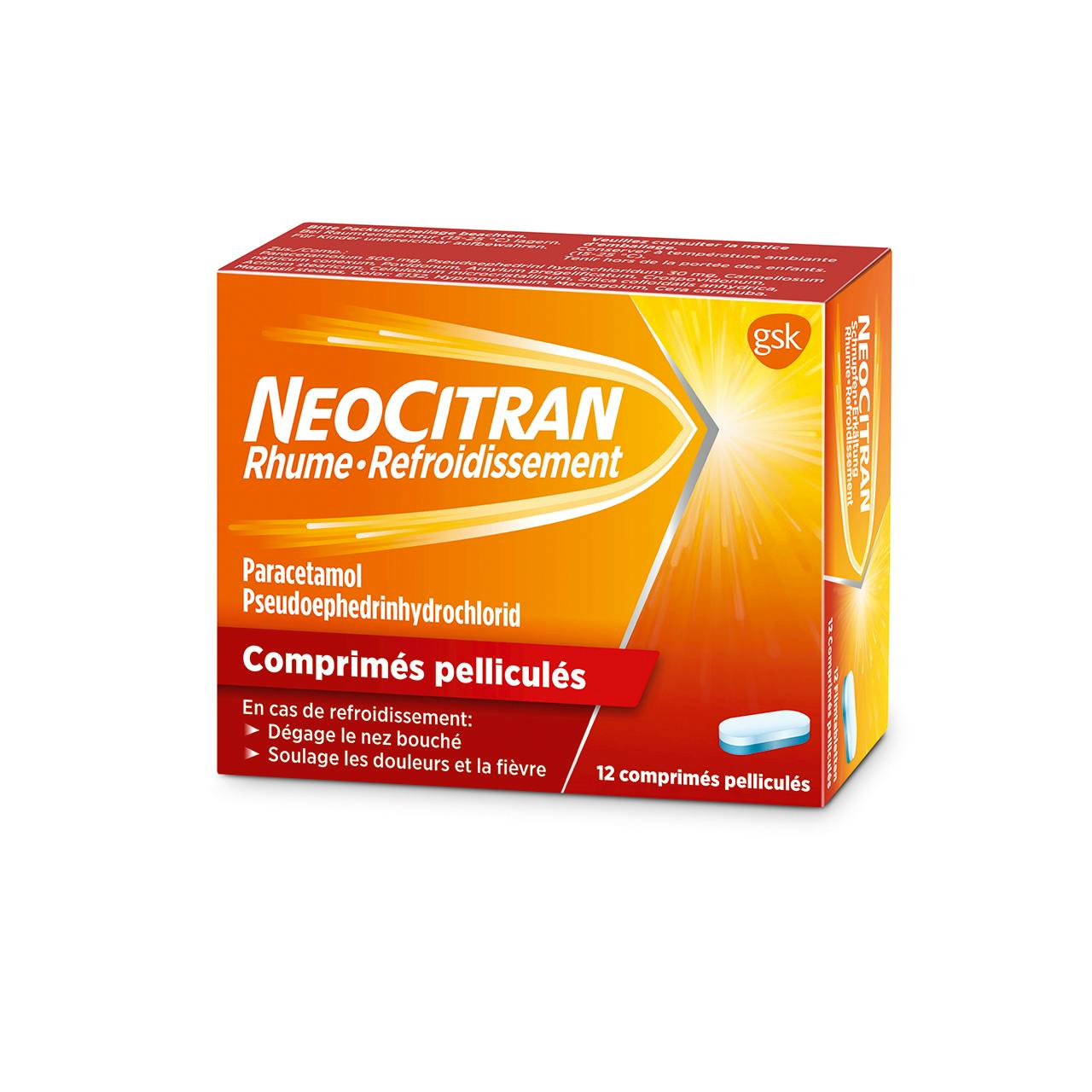 NeoCitran Rhume/refroidissement comprimés pelliculés