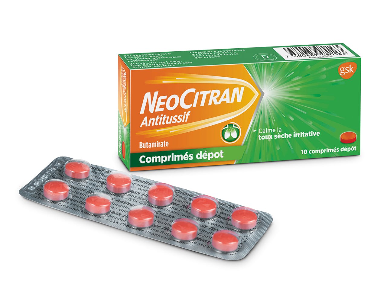 NeoCitran Hustenstiller Depot-Tabletten NeoCitran Hustenstiller Depot-Tabletten