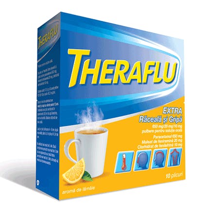 THERAFLU® EXTRA RĂCEALĂ ȘI GRIPĂ THERAFLU® EXTRA RĂCEALĂ ȘI GRIPĂ