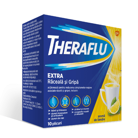 THERAFLU® EXTRA RĂCEALĂ ȘI GRIPĂ THERAFLU® EXTRA RĂCEALĂ ȘI GRIPĂ
