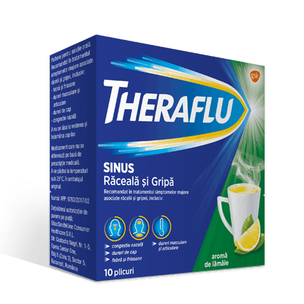 THERAFLU® Sinus RĂCEALĂ ȘI GRIPĂ THERAFLU® Sinus RĂCEALĂ ȘI GRIPĂ