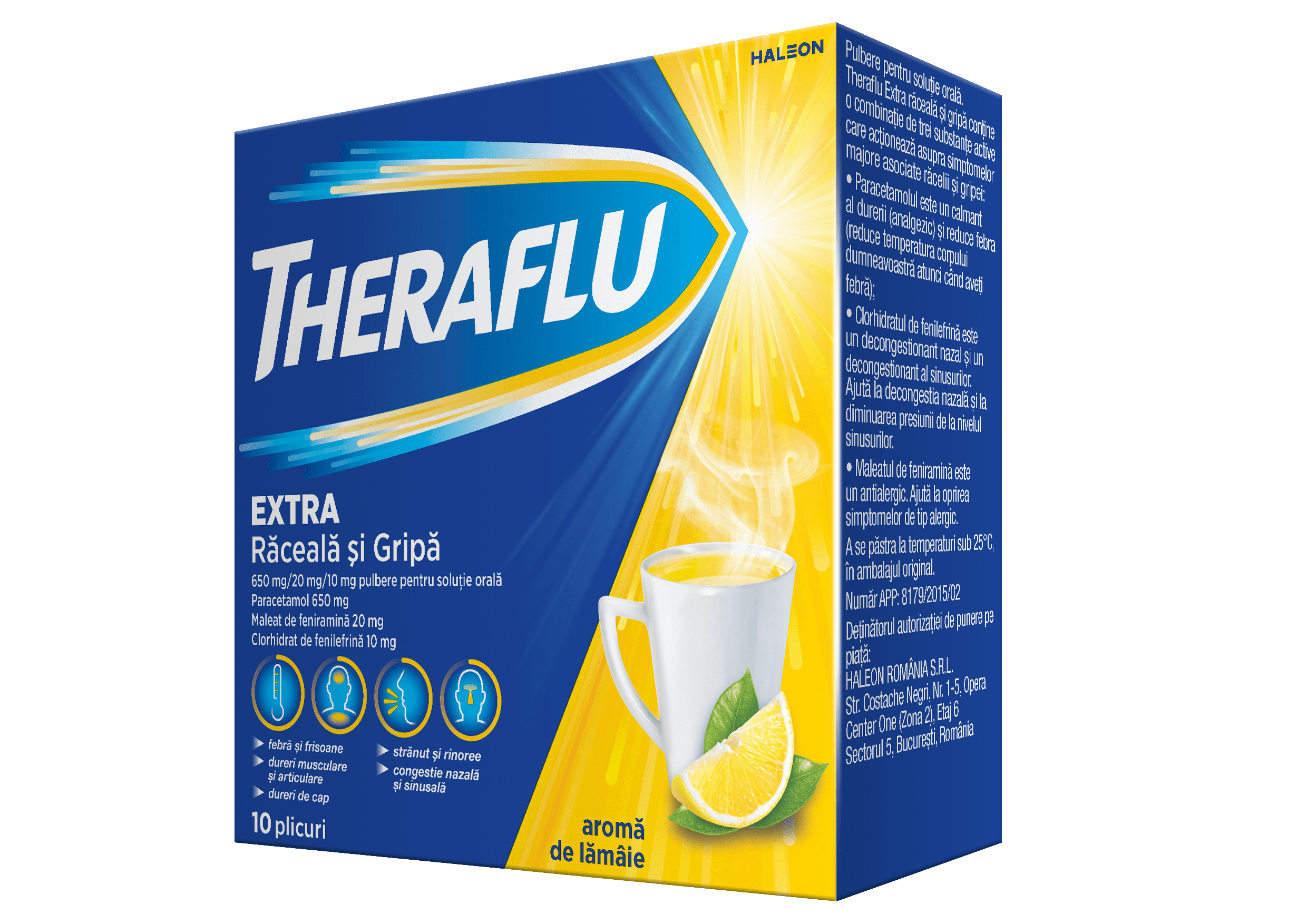 THERAFLU® EXTRA RĂCEALĂ ȘI GRIPĂ