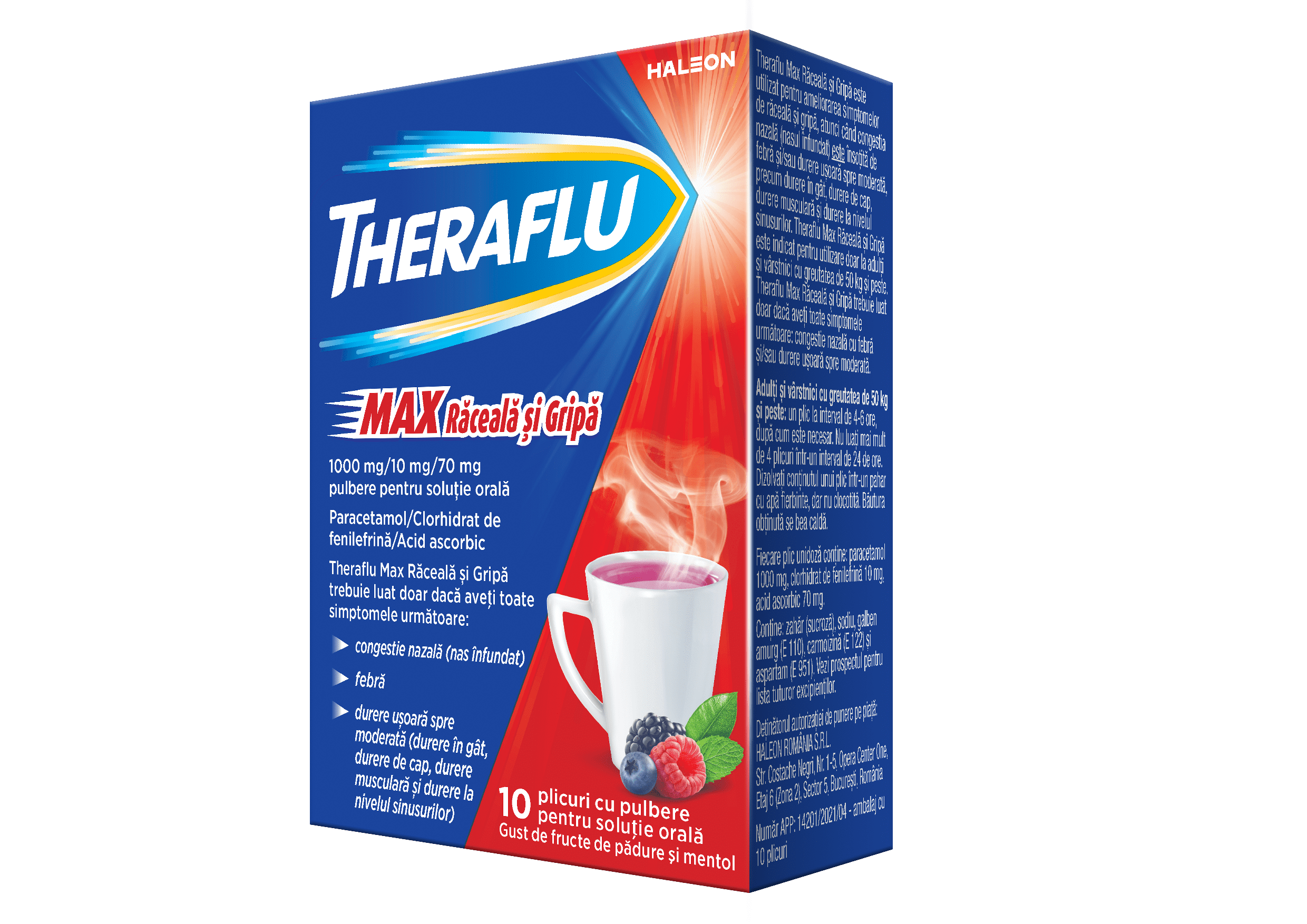 THERAFLU MAX RĂCEALĂ ŞI GRIPĂ