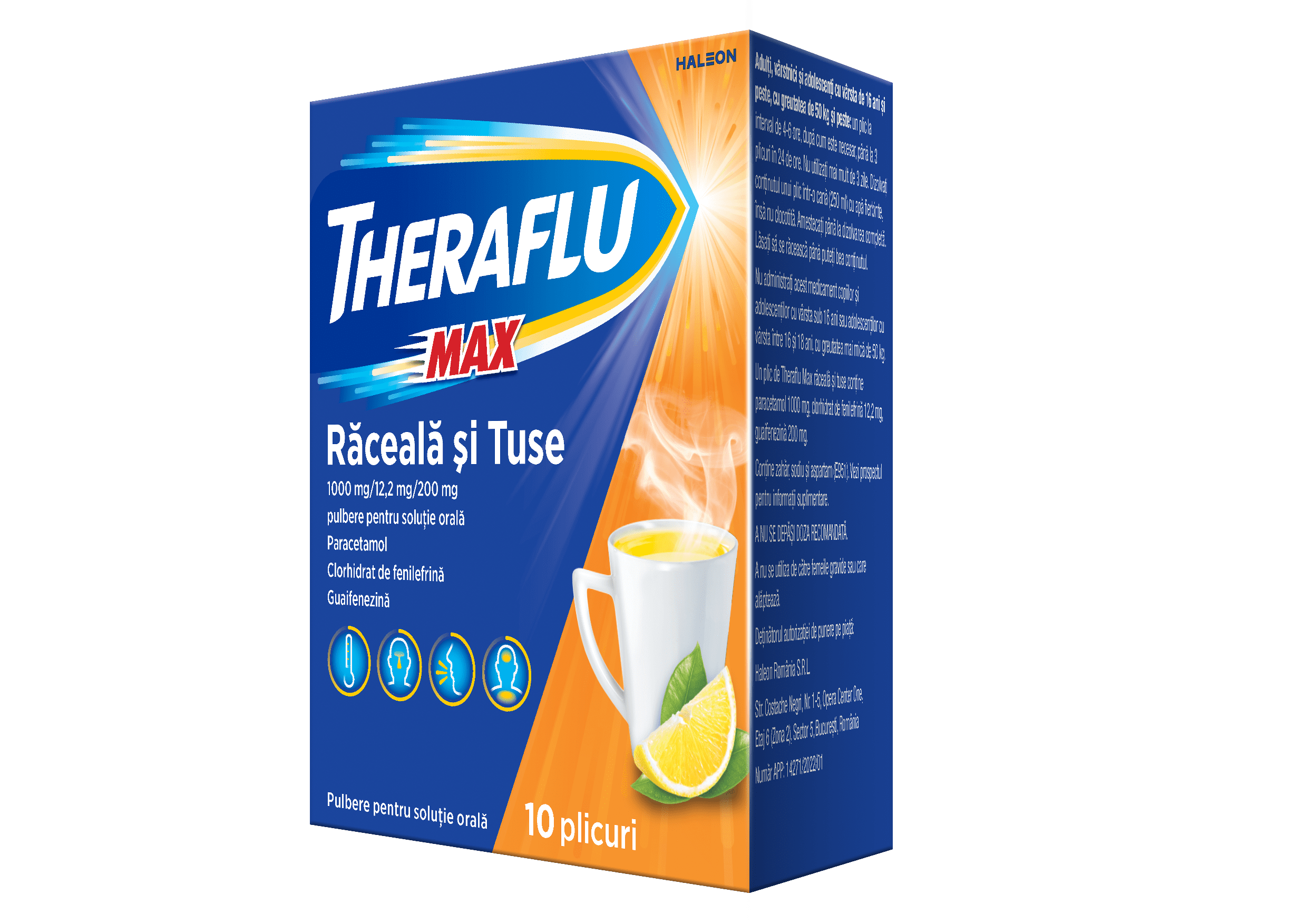 THERAFLU MAX RĂCEALĂ ŞI TUSE