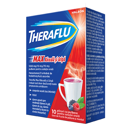 THERAFLU MAX RĂCEALĂ ŞI GRIPĂ