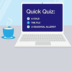 QUICK QUIZ: CAN YOU TELL THE DIFFERENCE BETWEEN ALLERGY, COLD AND FLU SYMPTOMS?
