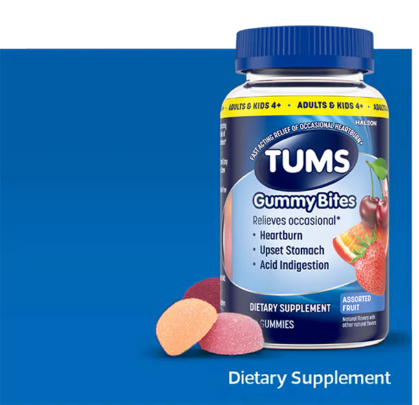 Tums Gummy Bites Assorted Fruit product