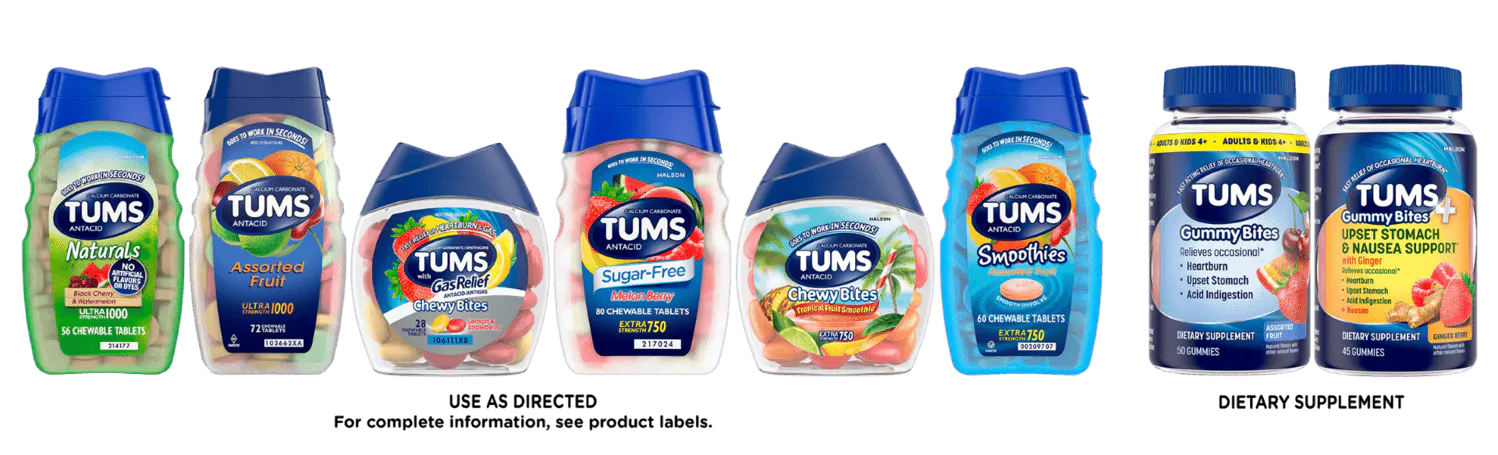 TUMS product group shot