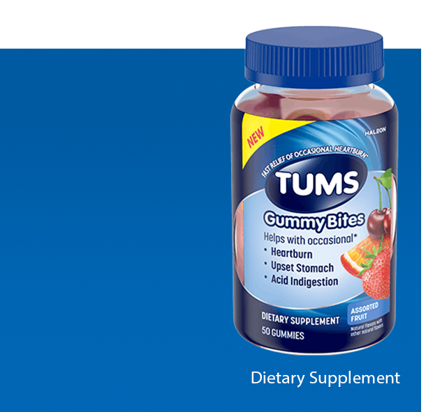 Tums Gummy Bites Assorted Fruit product