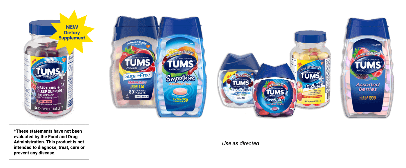 TUMS product group shot