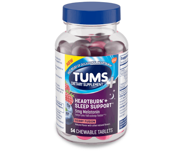 TUMS+ Heartburn+ Sleep Support Product