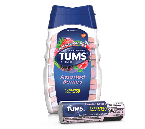 Tums Extra Strength 750 Antacids For Heartburn Relief Tums