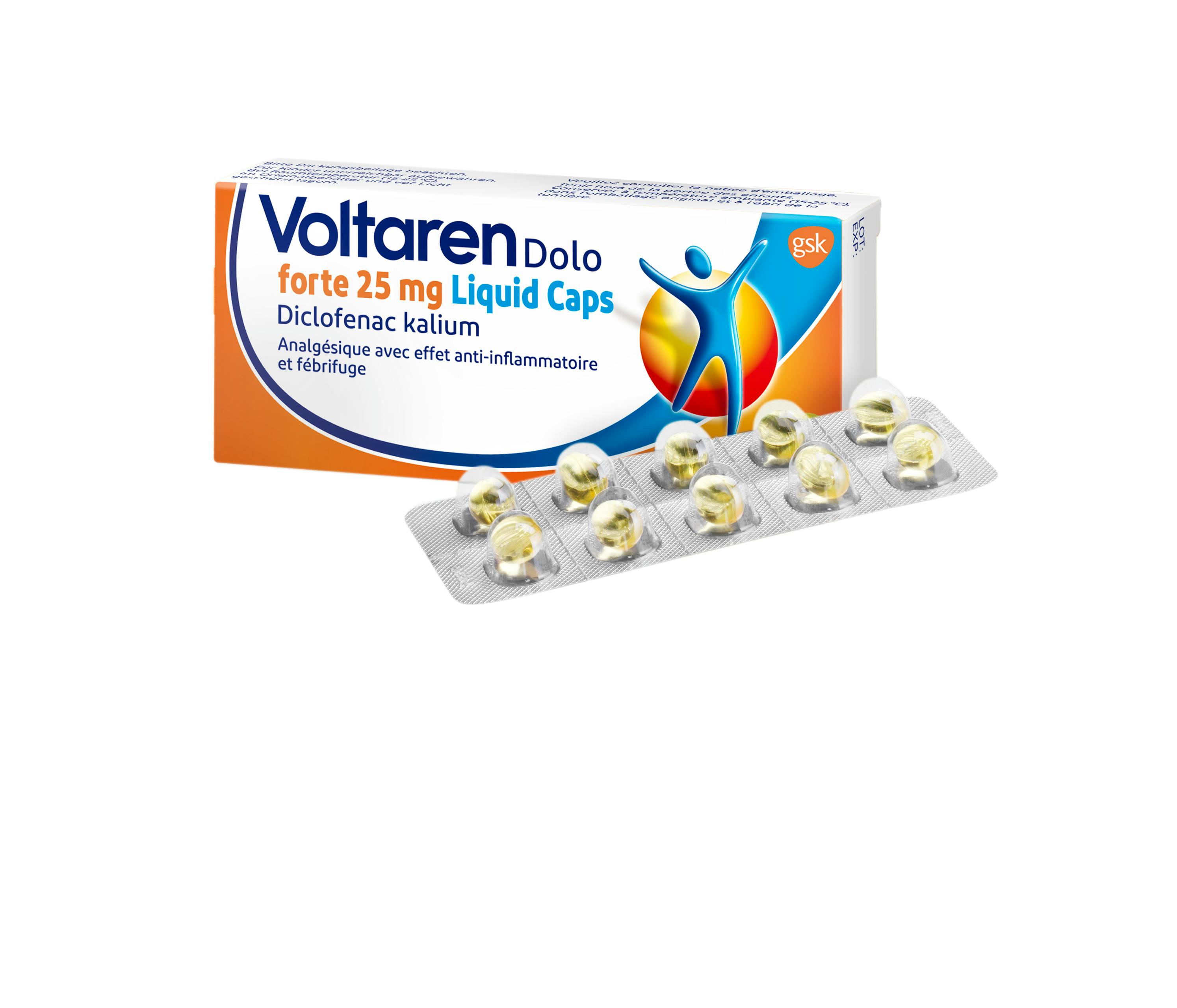 Voltaren Dolo forte 25mg Liquid Caps