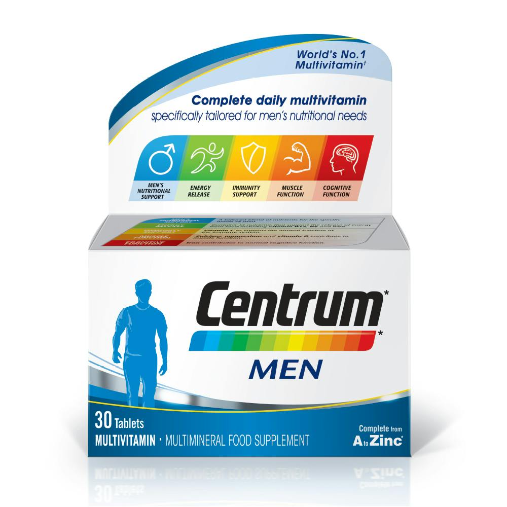 Box of Centrum Men multivitamins