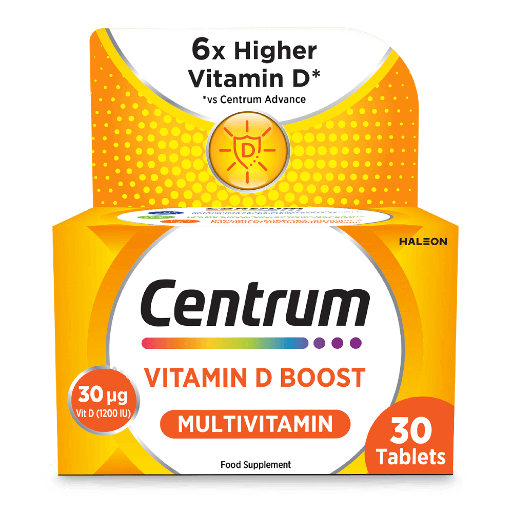 Box of Centrum Vitamin D Boost multivitamins
