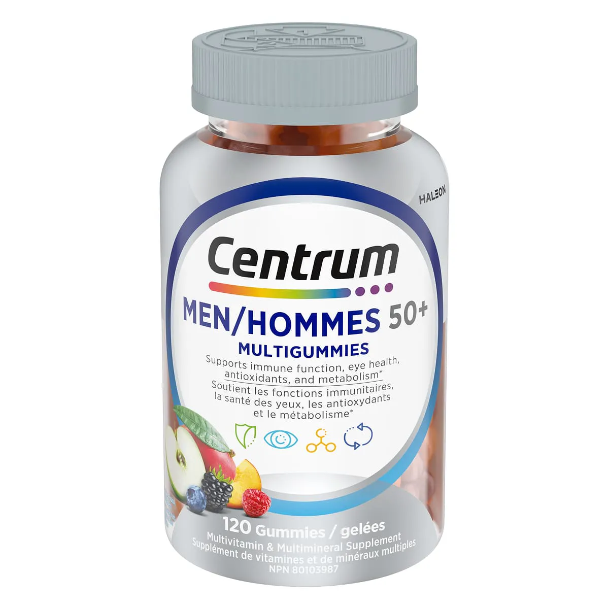 Previous packaging of Centrum Men 50+ MultiGummies
