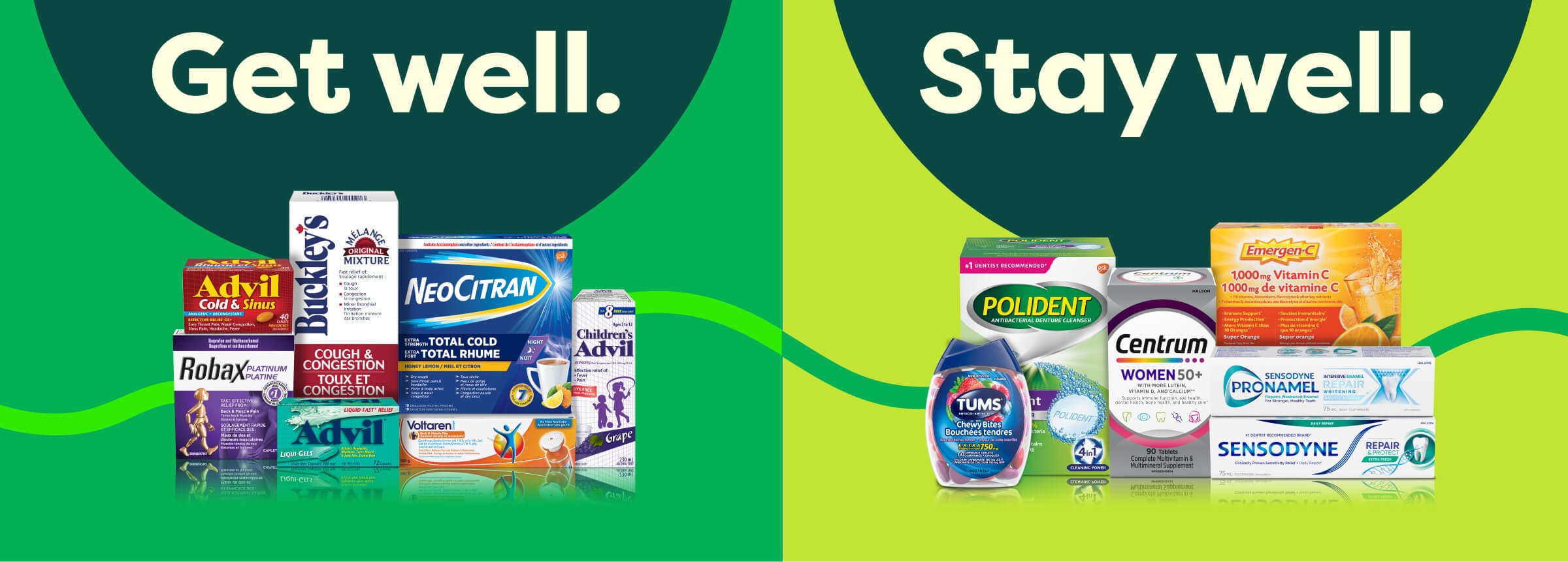 Get Well. Stay Well. Banner