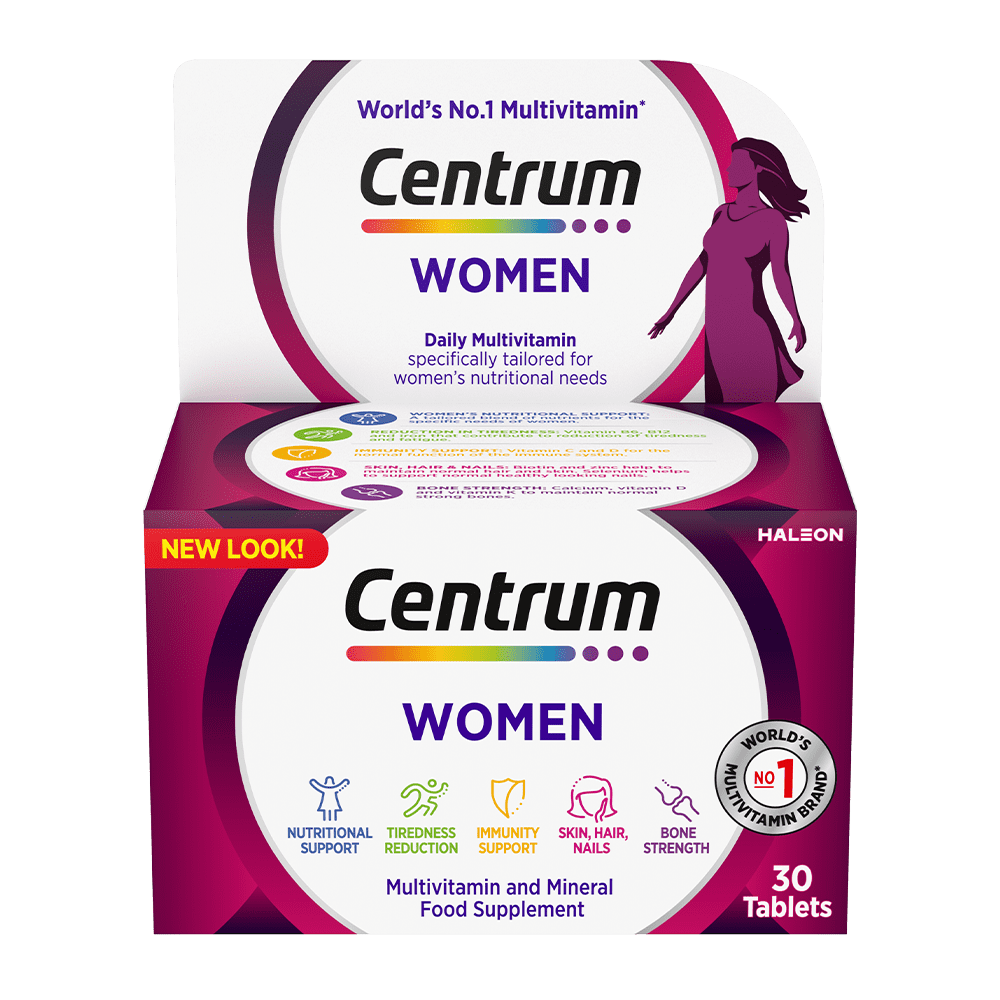 Box of Centrum Women multivitamins