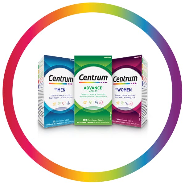 Centrum Range 50s Energise Collagen Immune