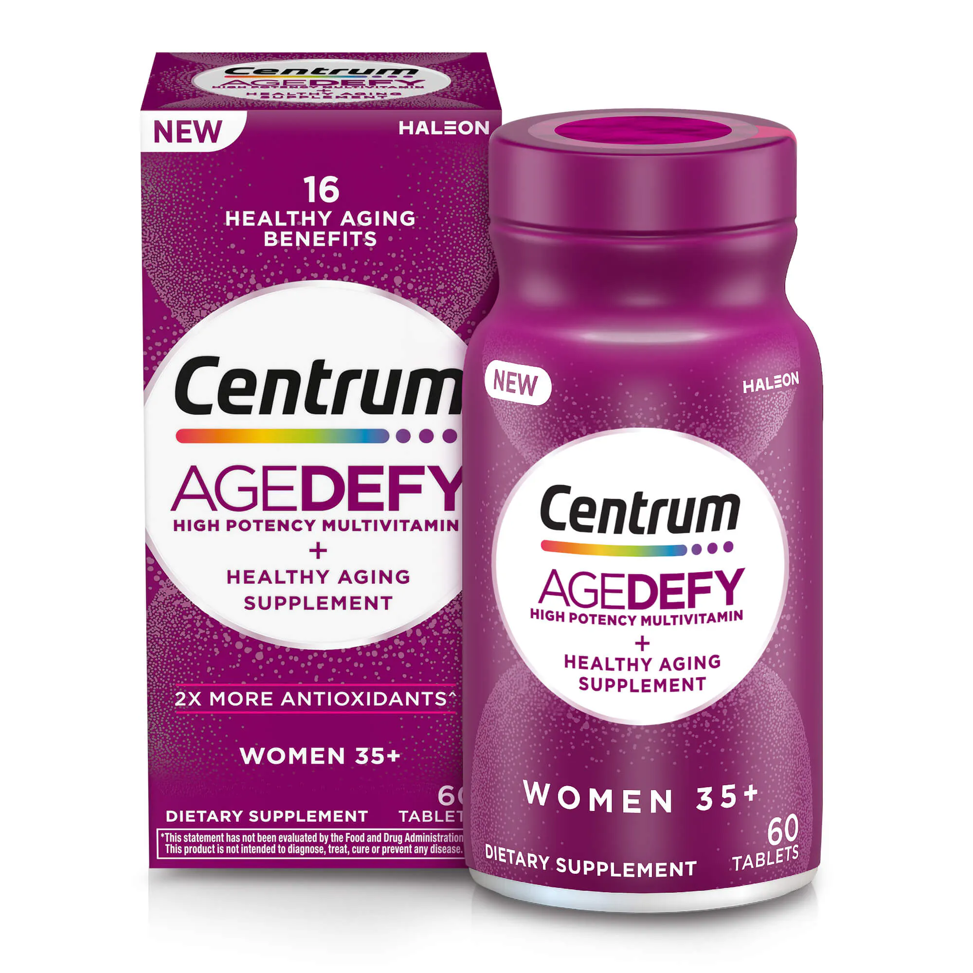 Centrum Age Defy Women 35+ Bottle and Carton