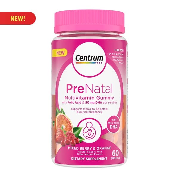 Bottle of Centrum Women MultiGummies in Tropical Fruit Flavors Bottle of Centrum Women MultiGummies in Tropical Fruit Flavors