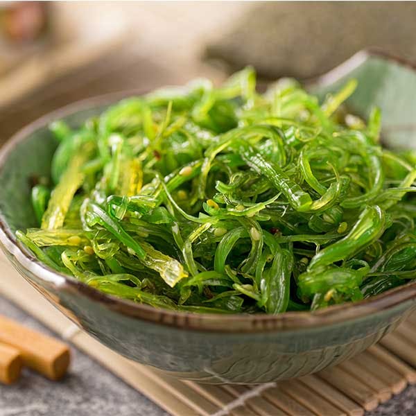 seaweed salad in a bowl
