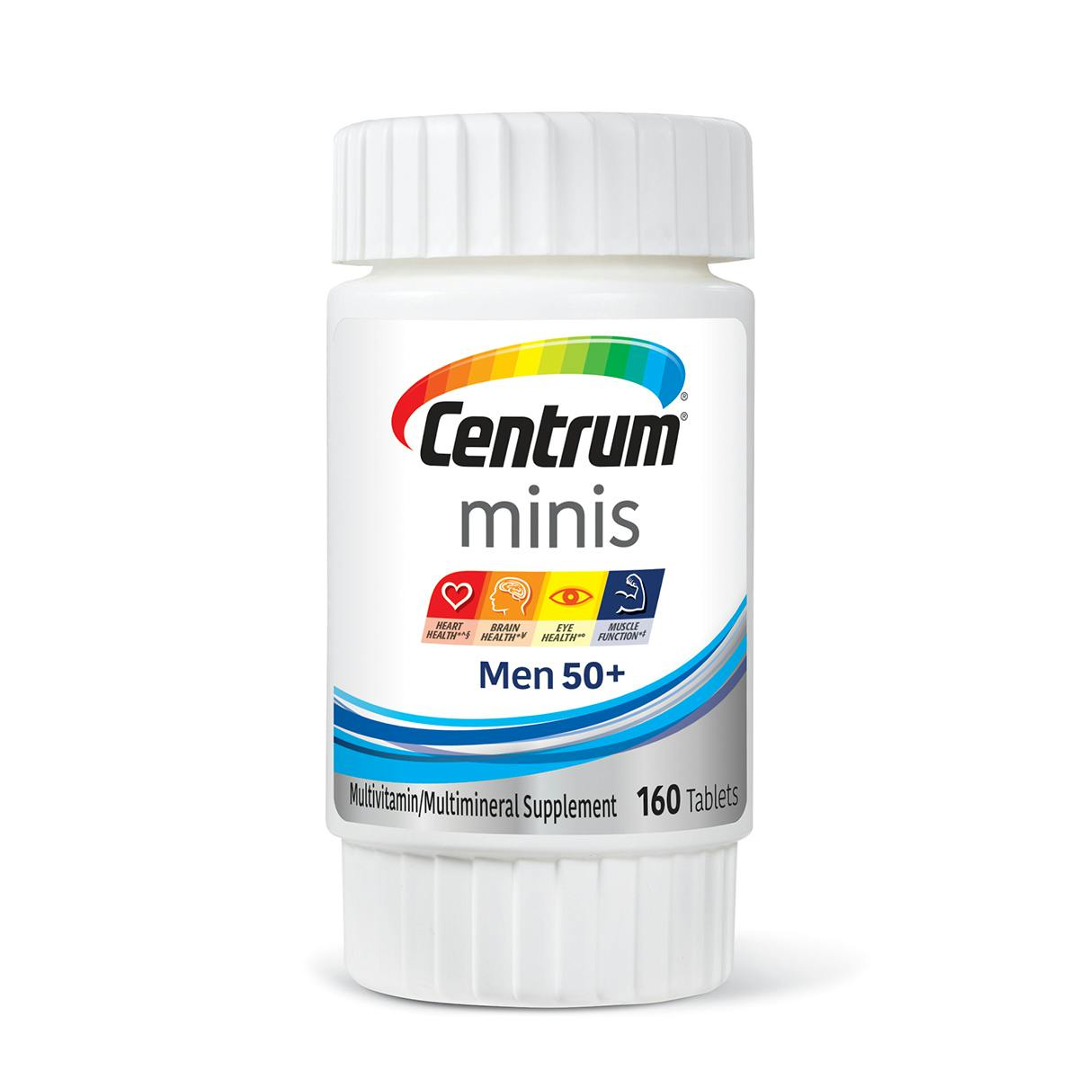 Bottle of Centrum Minis Men 50plus multivitamins