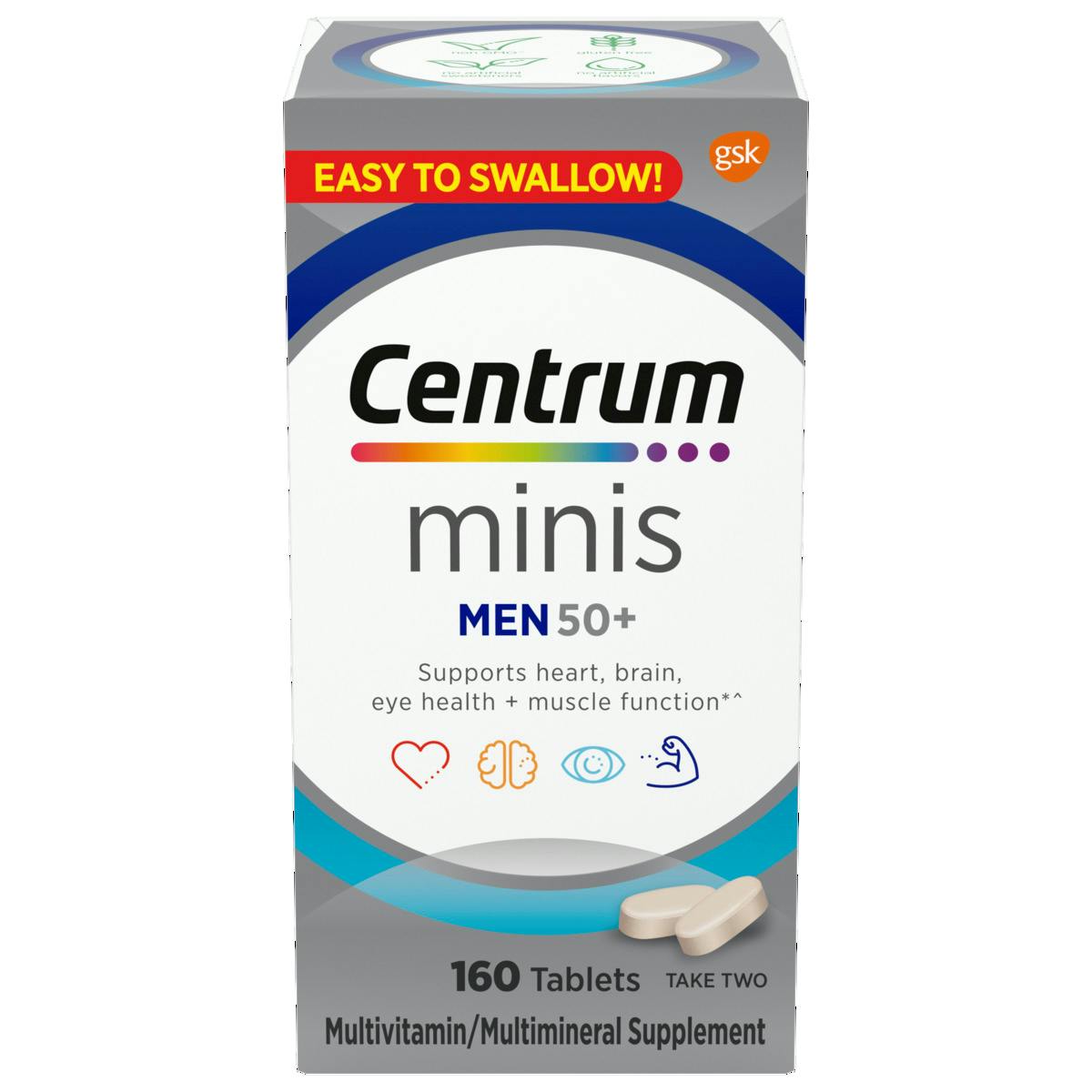 Bottle of Centrum Minis Men 50plus multivitamins