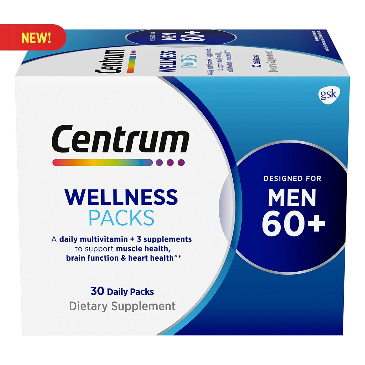 Centrum Wellness Packs Men 60+